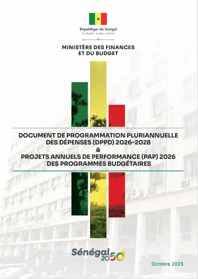 Miniature de DOCUMENT DE PROGRAMMATION PLURIANNUELLE DES DÉPENSES (DPPD) 2026-2028