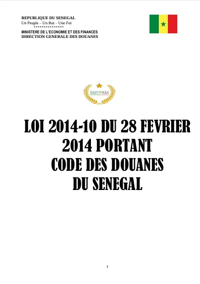 Miniature de Code Des Douanes
