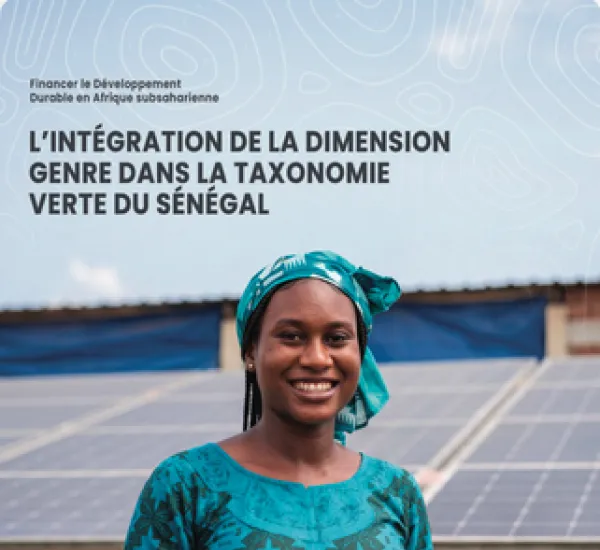 Miniature de DIMENSION GENRE DANS LA TAXONOMIE VERTE DU SÉNÉGAL