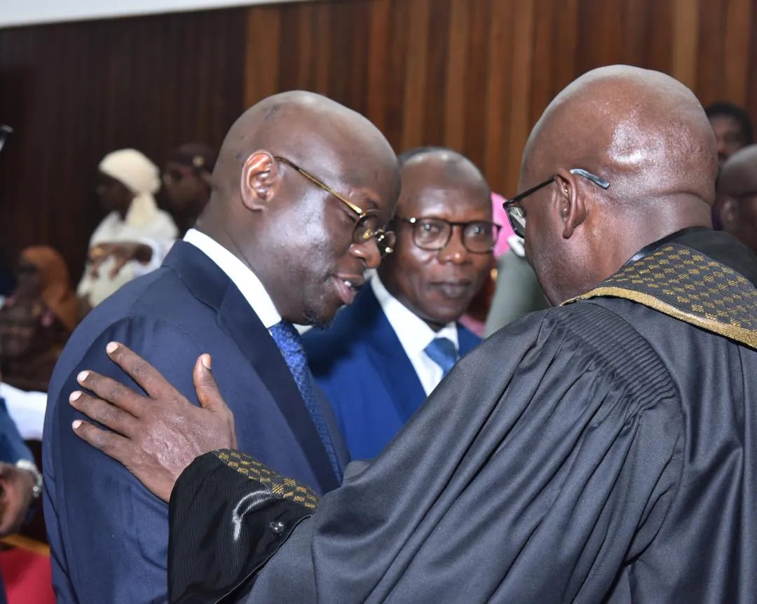 Cérémonie d’installation du Premier président de la Cour des comptes, M. Abdoul Madjib GUÈYE